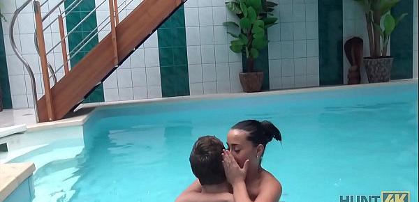  HUNT4K. Couple wants to relax in spa of hunter who adores fucking
